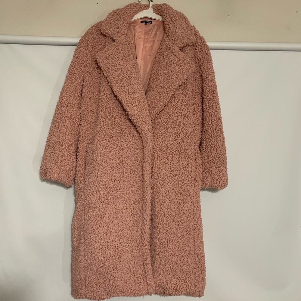 Fashion Nova “Winter In Downtown” Jacket - Mauve